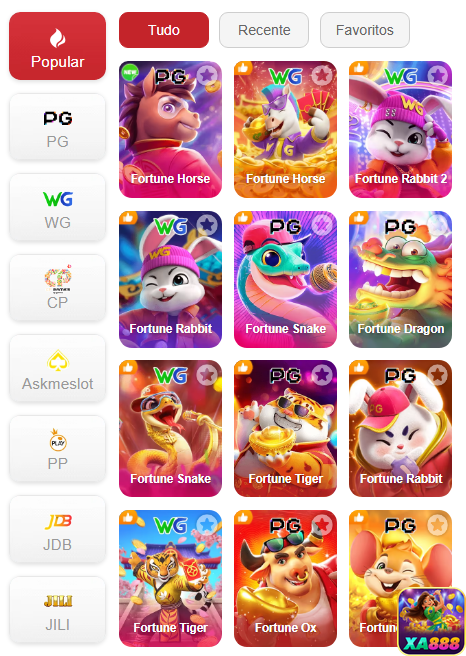 Experiência de Jogos xa888.com